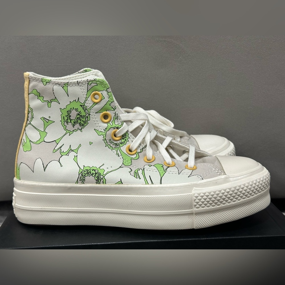 NEW Converse Platform Women’s High Desert Sand/Lime Rave/Egret — SIZE 6.5 WOMENS